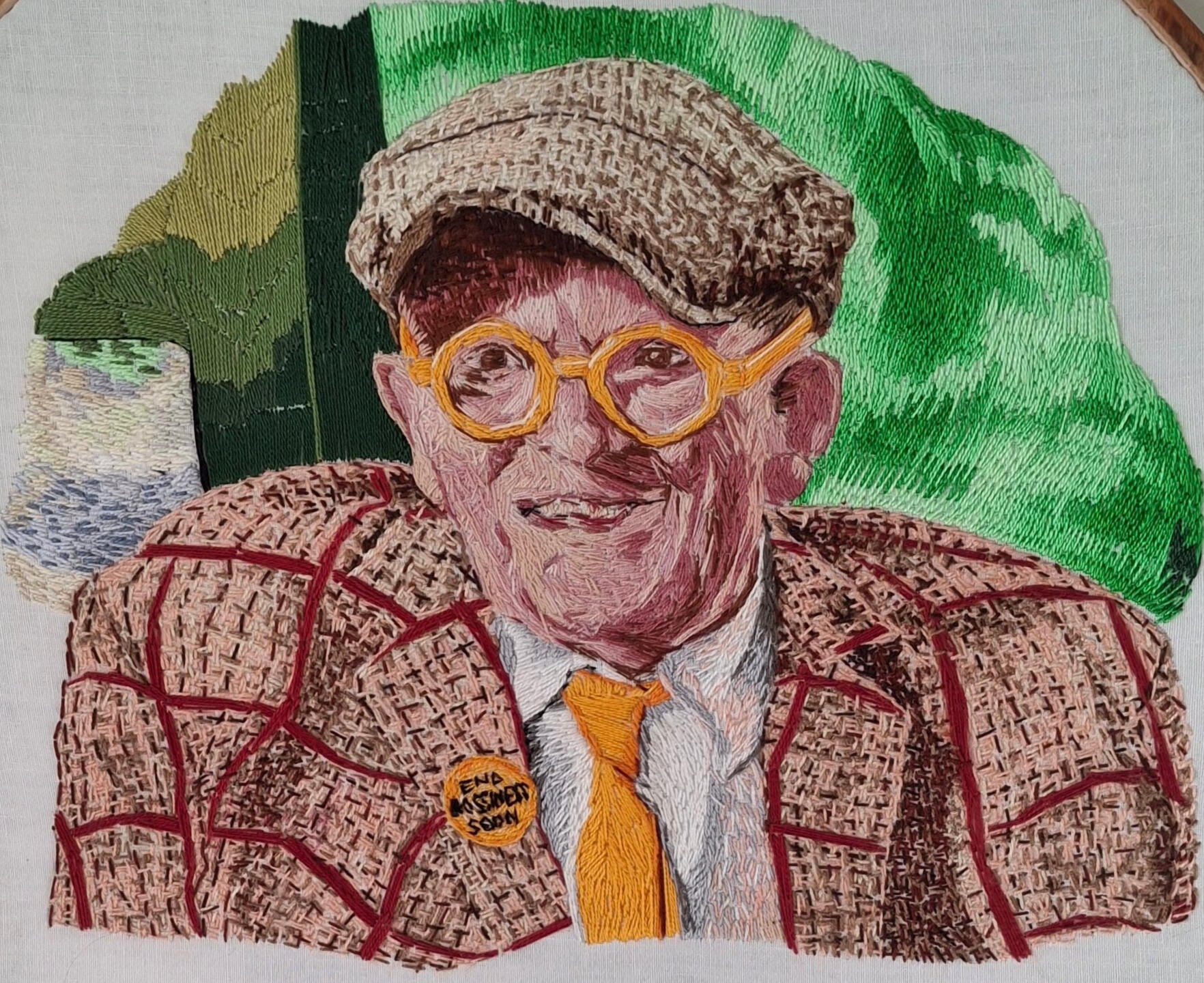 Homage to David Hockney: End Bossiness Soon (2026)